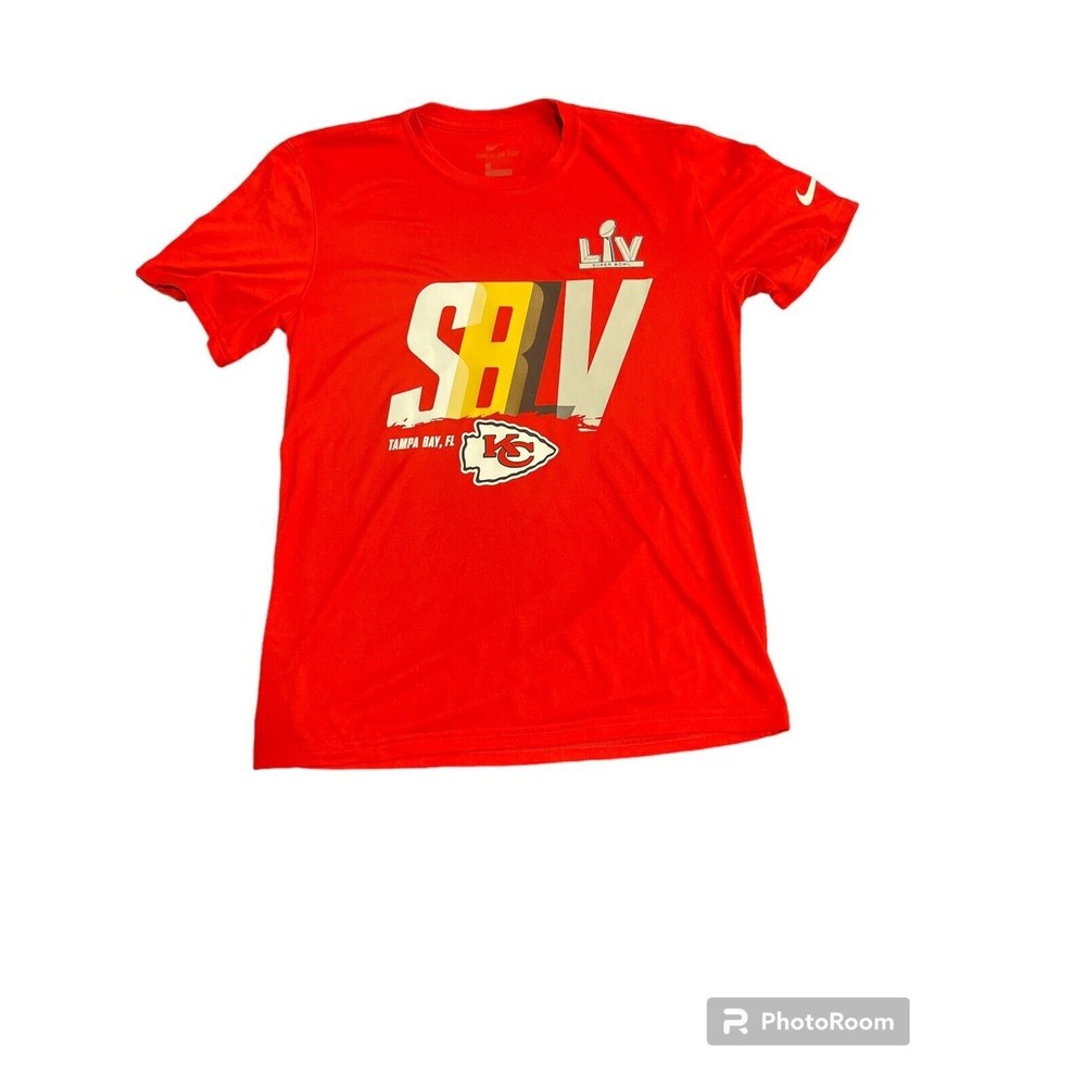 Kansas City Chiefs Nike‎ Red T Shirt Dry Fit Womens Medium